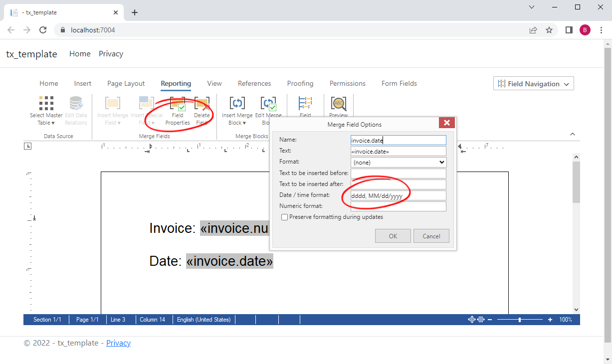 Invoice creation with TX Text Control Invoice creation with TX Text Control