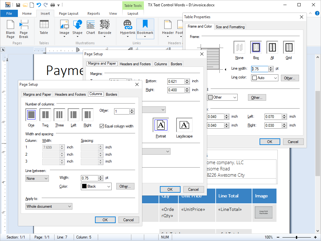 Integrated Dialog Boxes Integrated Dialog Boxes
