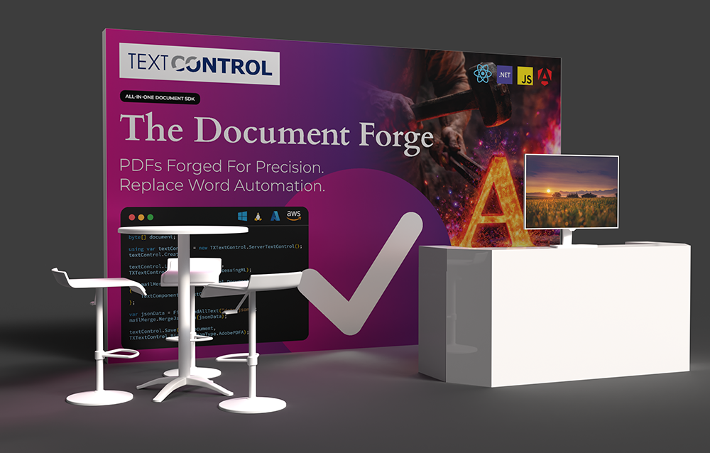 Text Control Backwall Text Control Backwall