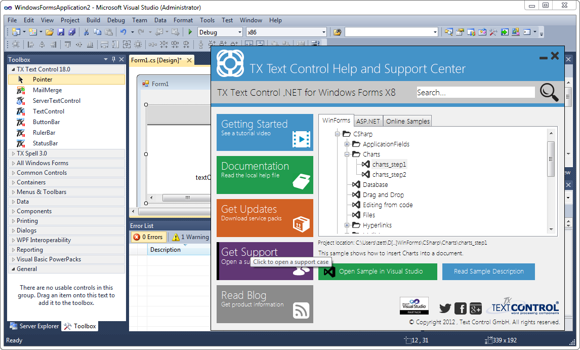 TX Text Control X8 TX Text Control X8