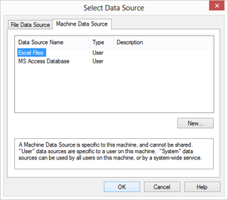 Open a data source Open a data source