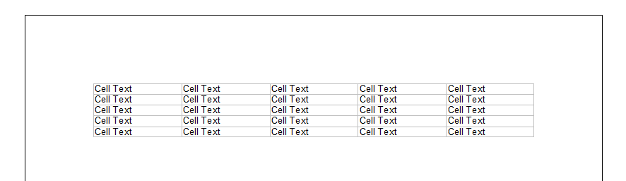 Tables in TX Text Control