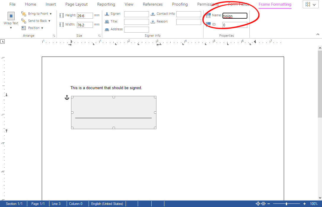 Signature Fields in TX Text Control Signature Fields in TX Text Control