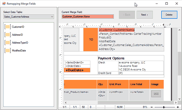 Dialog project: Remapping merge fields Dialog project: Remapping merge fields
