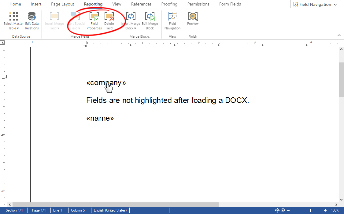 Default merge field behavior Default merge field behavior