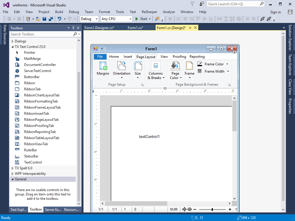 Customizable ribbon control Customizable ribbon control