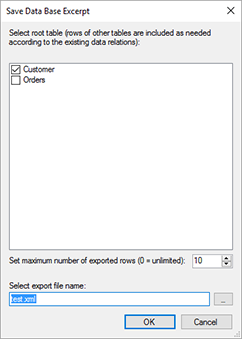DataSourceExtractionDialog DataSourceExtractionDialog