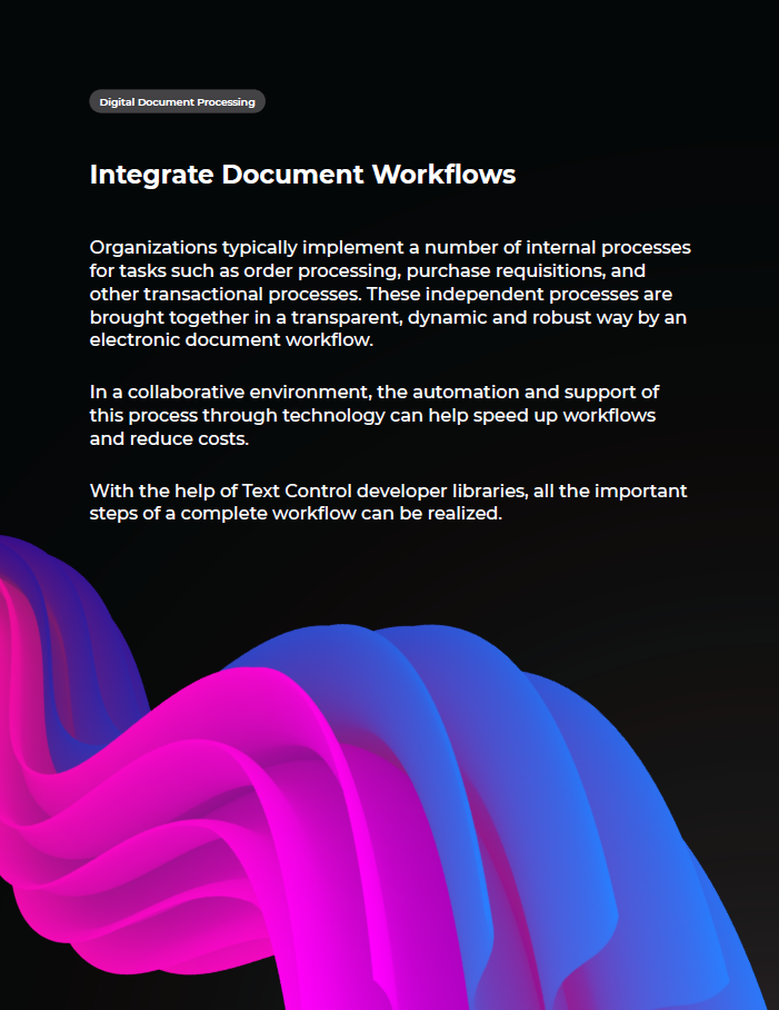 Integrate Digital Documents Integrate Digital Documents