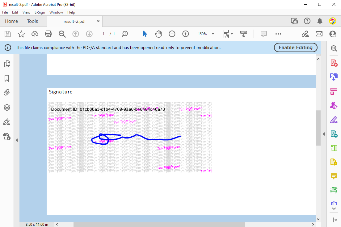 Signature Data