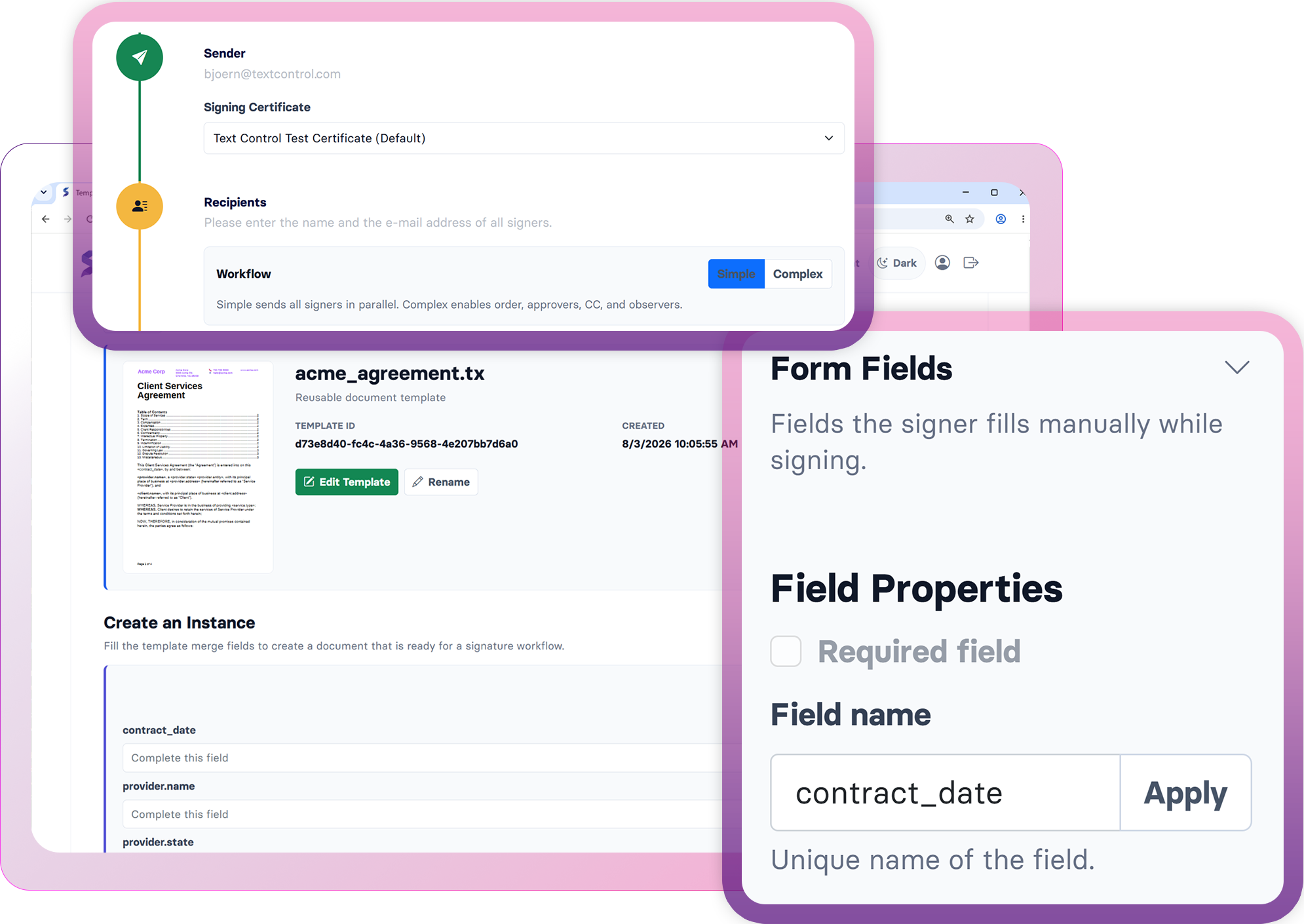 TX Text Control document workflow TX Text Control document workflow