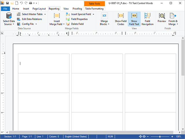 Printing labels with MS Word compatible templates and data sources Printing labels with MS Word compatible templates and data sources