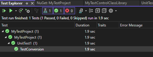 Running Unit Test