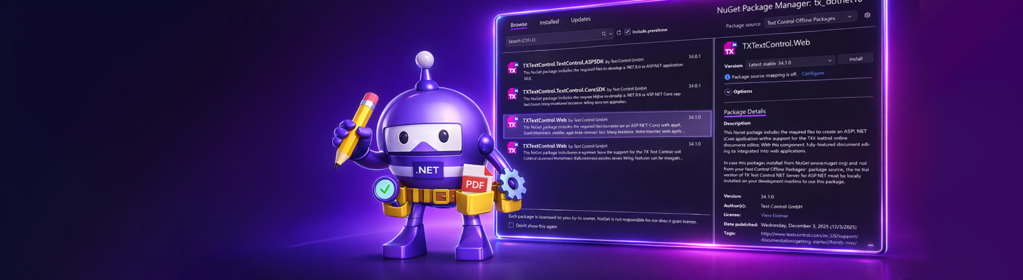 Document Editor with ASP.NET Core and Docker Support with Linux Containers using Visual Studio 2026 and .NET 10