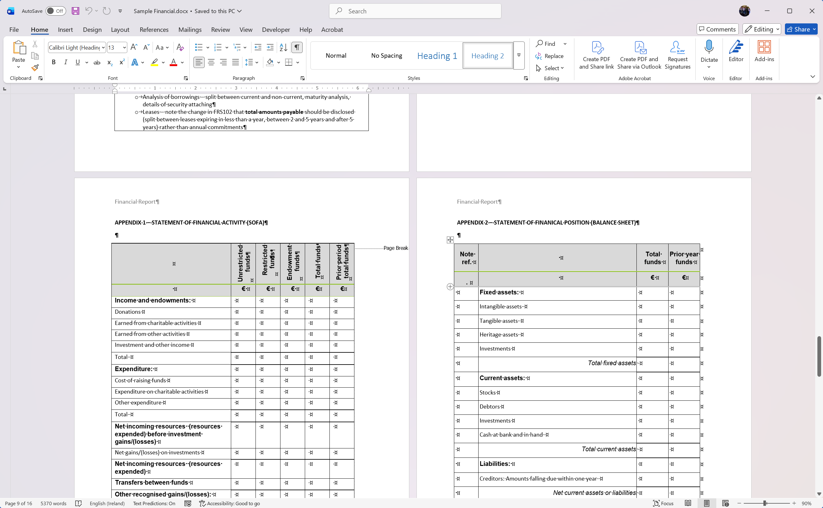 Financial Report