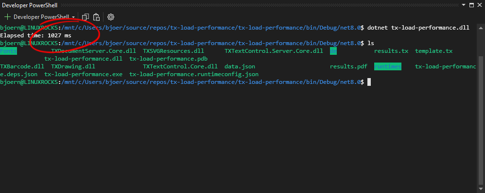 TX Text Control for Linux Template