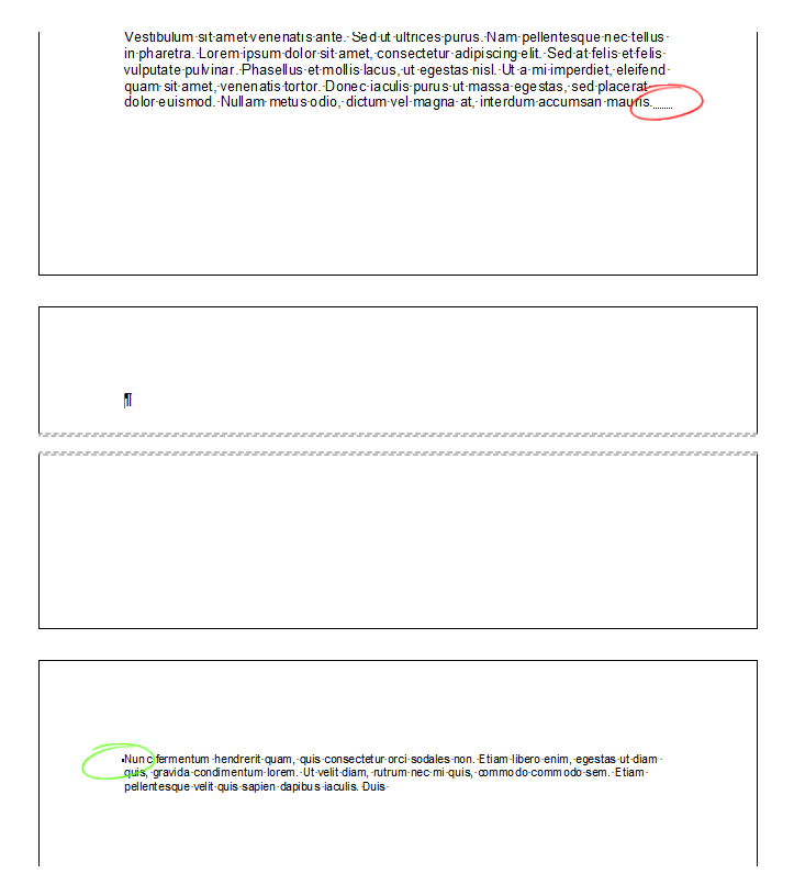 Removing Page Breaks