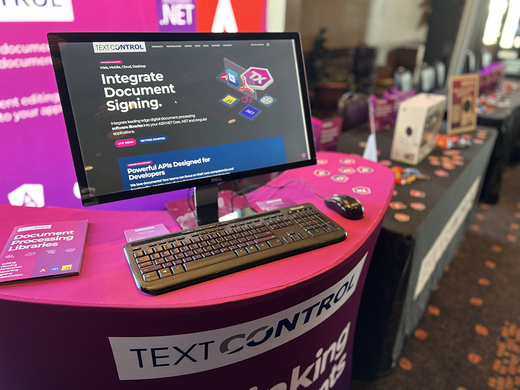 Text Control at THAT Conference 2023 Text Control at THAT Conference 2023
