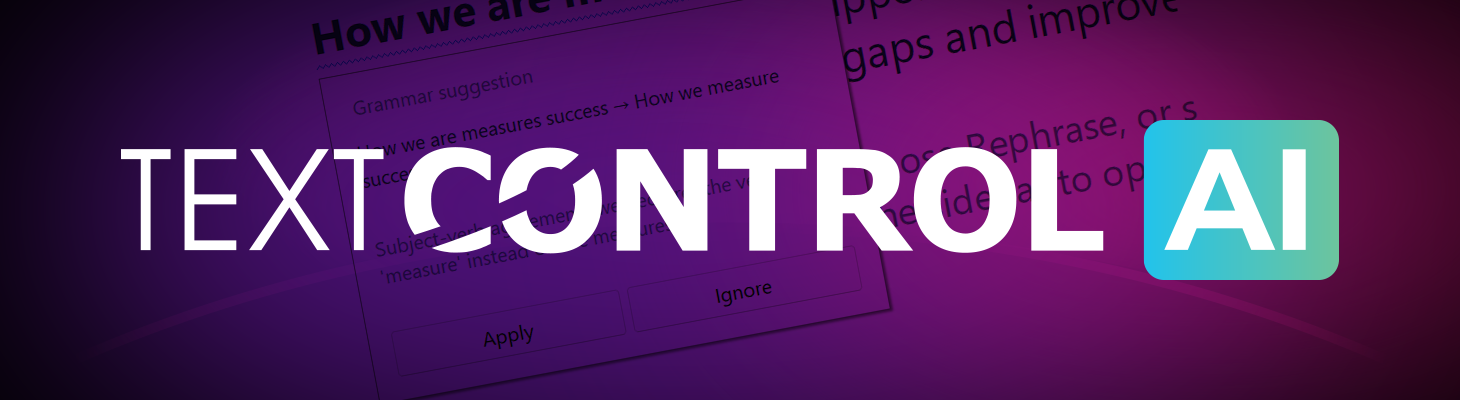AI-Powered Grammar Checking in TX Text Control .NET for Windows Forms in C# AI-Powered Grammar Checking in TX Text Control .NET for Windows Forms in C#