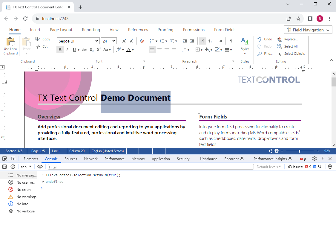 TX Text Control Document Editor Angular TX Text Control Document Editor Angular