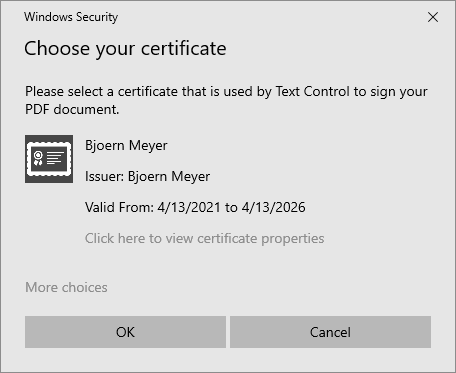 Certificate Certificate