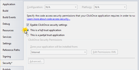 New XBAP Web Application