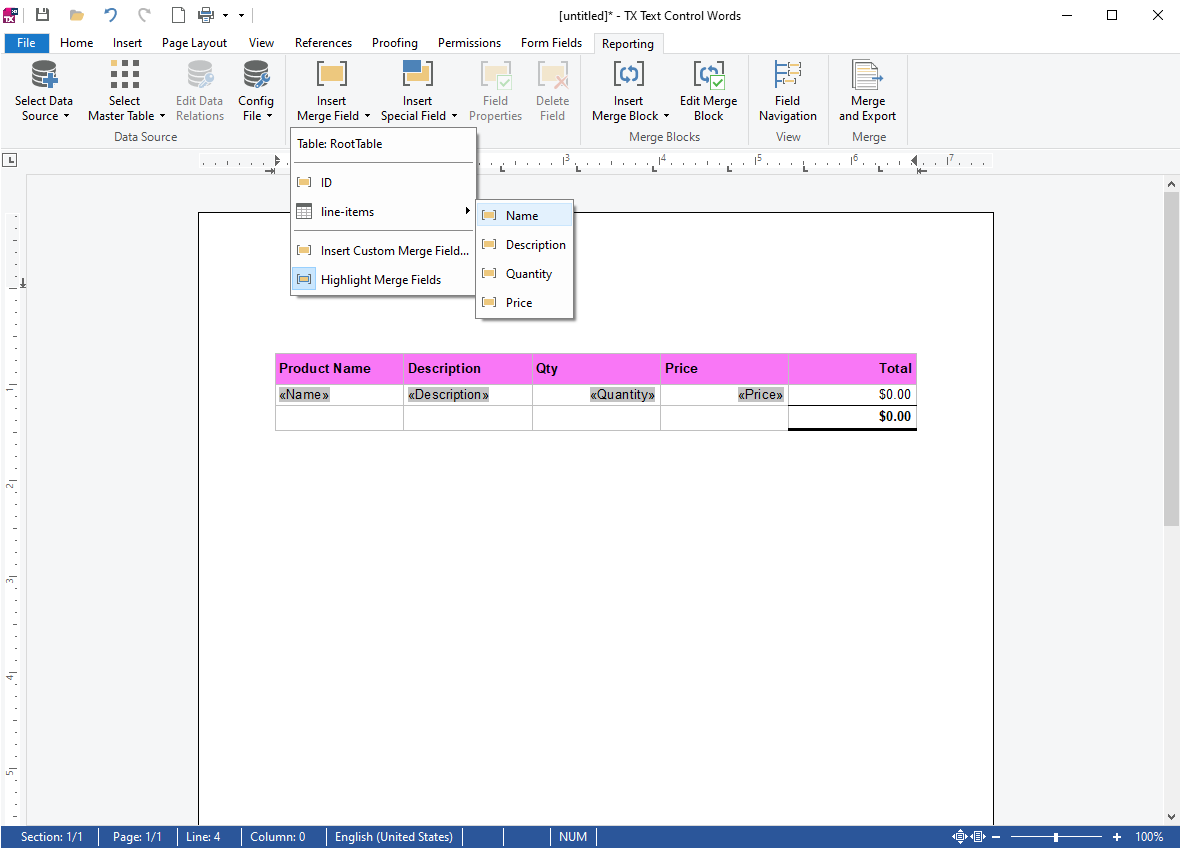 Created document with TX Text Control Created document with TX Text Control