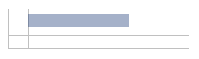 Selecting Table Cells