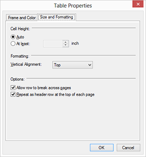 Tables Uncovered: Using Table Headers in Your Reports
