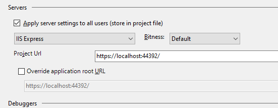 Create the MVC application