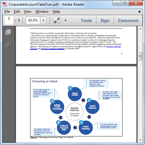 Original PDF opened in Acrobat Reader