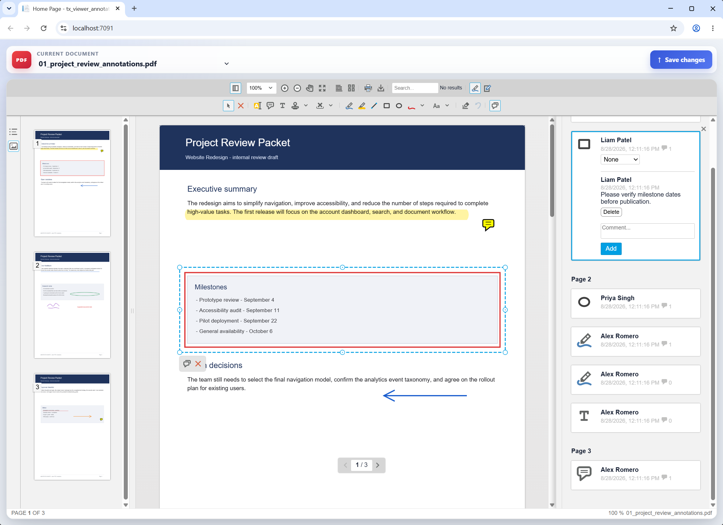 Text Control Viewer Annotations Text Control Viewer Annotations