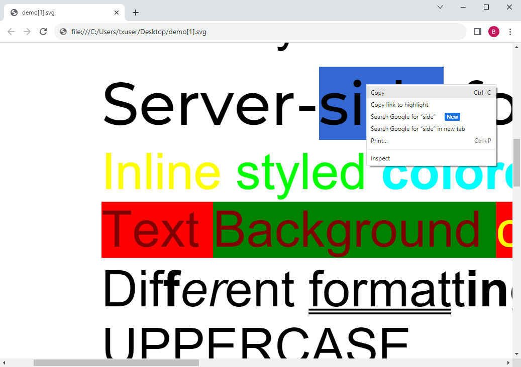 SVG page export SVG page export
