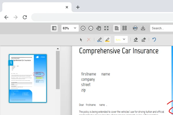ASP.NET Core DocumentViewer