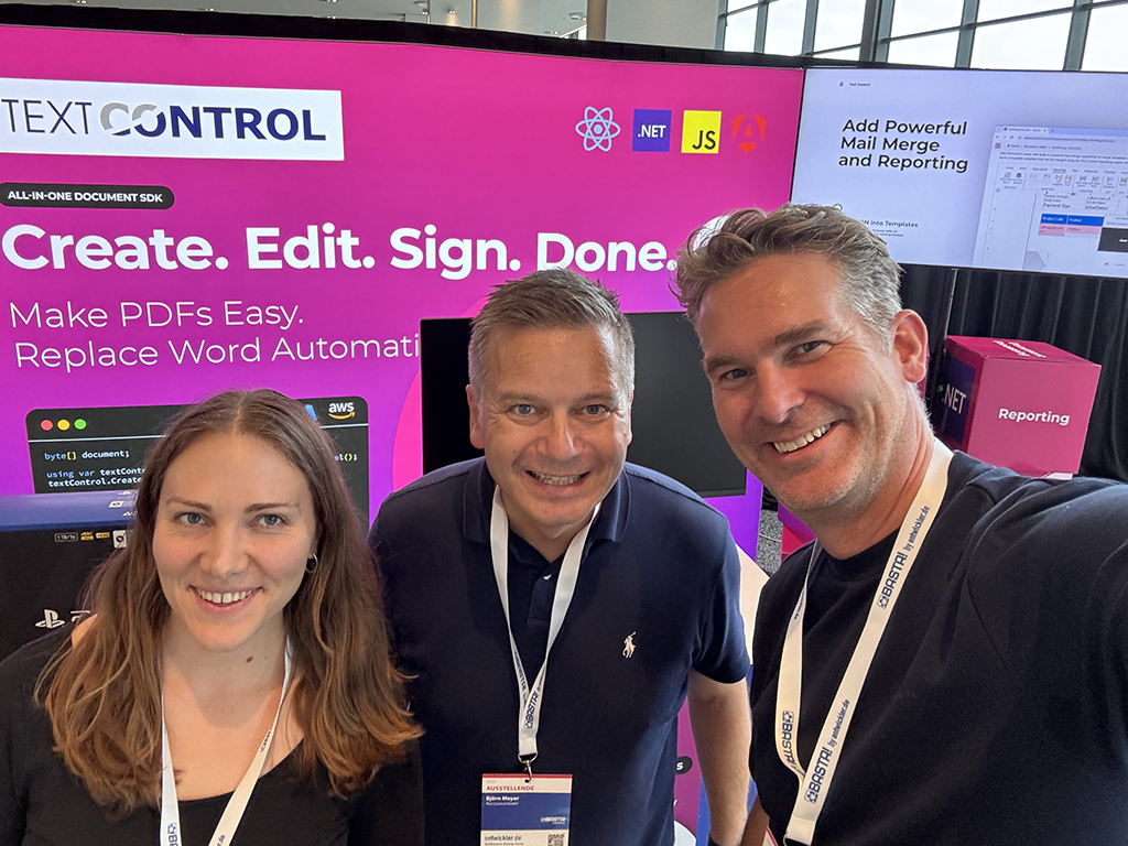 Text Control at BASTA! Text Control at BASTA!