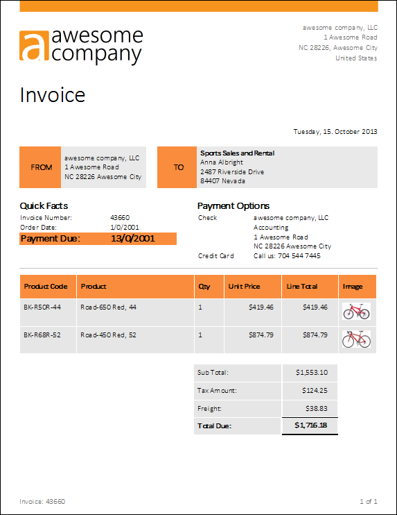 New sample templates New sample templates