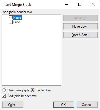 InsertMergeBlockDialog InsertMergeBlockDialog