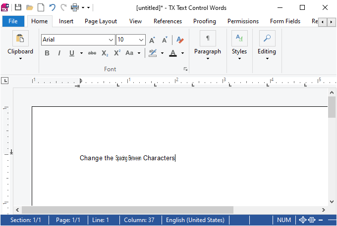 TX Text Control Character Attributes TX Text Control Character Attributes